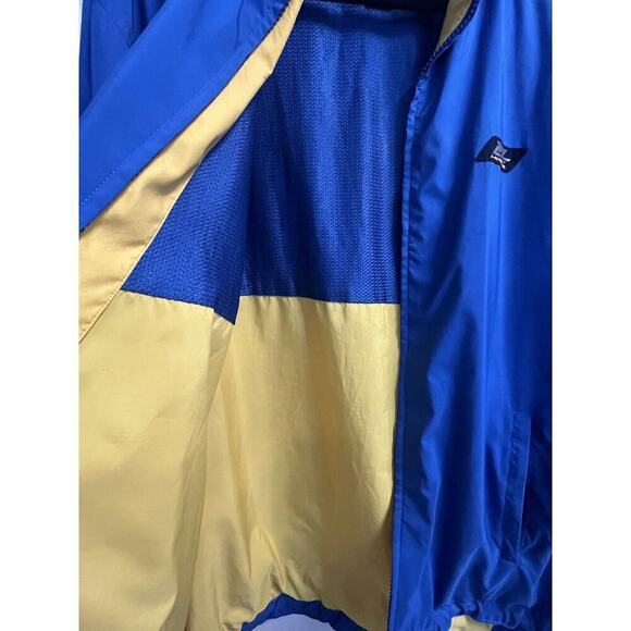 Vintage Lauren Ralph Lauren Windbreaker Jacket Mens Full Zip Blue Sz S Athletic - Picture 4 of 7